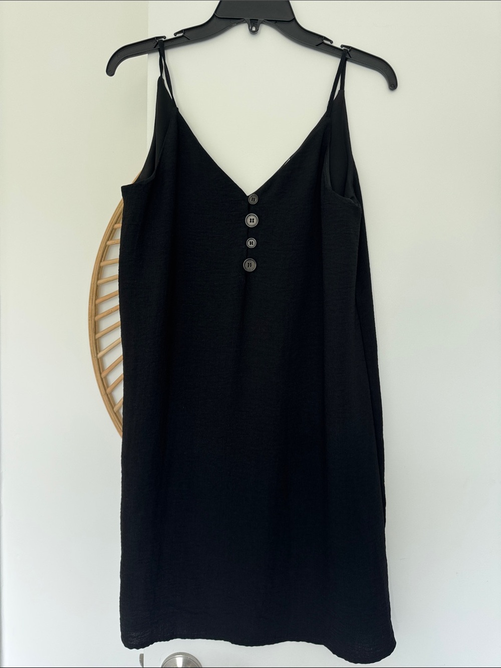 Mango casual black dress lined XS